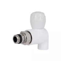 Кран Радиат. Шаров. 20*1/2 углов. (В.О.) "Белый", фото