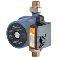 Насос циркуляционный 65Вт Hmax 4м Qmax 63л /мин Ø1 "130мм + гайки Ø¾" Katran, фото