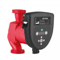 Насос циркуляційний енергозберігаючий 50-130Вт Hmax 8м Qmax 100л/хв Ø1½″ 180мм + гайки Ø1″ WETRON (774362), фото