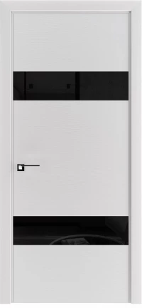Двері модель 22 Ясен білий Емаль (засклена), фото
