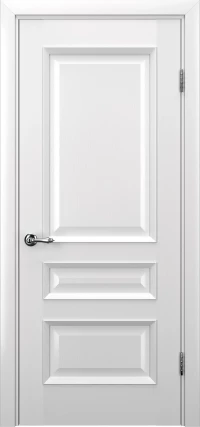 Двері модель 53 Ясен білий Емаль (глуха), фото