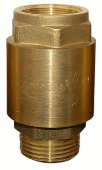 Клапан зворотній 1"Mx1"F (латунь), фото