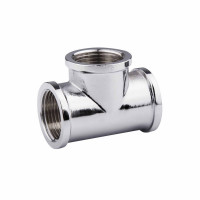 SD FORTE Тройник хром 1/2"Вх1/2"Вх1/2"В   SF361H15, фото