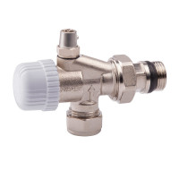 вентель 2-х угловой 1/2" (28х1,5) с маевским без термоголовки "Icma" №767, фото