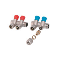 SD Коллектор 3/4 х 4 выхода под фитинг букса   SD230W4, фото