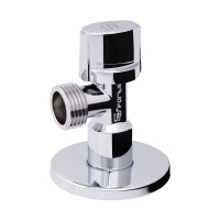 Кран Standart кульовий Арко кутовий,хром. 1/2"ЗЗ д/прилад. SF340W1515 Thermo Alliance, фото