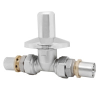 Пресс-фитинг Кран под штукат. 1/2в х20 "Icma" № 413, фото