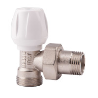 кран радиат 1/2 с ручкой-угловой "Icma" под фитинг №826,804, фото