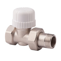 кран радиат термо 3/4" (28х1,5) прямой без термоголовки "Icma" №775, фото