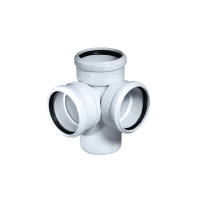 Крестовина двухплоскостная Skolan Д100/100/100/100 (87 ) (335910), фото