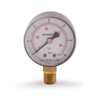 SD Манометр нижн. підкл.1/4 Ø50мм 6 бар    SD1706B, фото