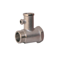 Клапан запобіжний підривний без ручки нікелір. 1/2"зв д/водонагрівача (деш) SD24715 SD Plus, фото