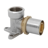 Пресс-фитинг Угол   1/2в х20  настен."Icma" № 410, фото