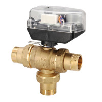 шар.зонный вент.с байпасом и мотором 3/4 "Icma" №344, фото