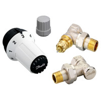 Danfoss Компл.термост.кут.дизайн 1/2 RAS-C+RA-NF+RLV-S (013G5253), фото