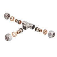 М/П тройник 16х16х16 "Icma" №536, фото