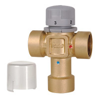 смеситель темостат.3/4 боковой смес. (20-65С) "Icma" №143, фото