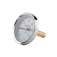 SD Термометр задн. підкл.1/2 Ø63мм 120ºC штуцер 50мм   SD17450MM, фото