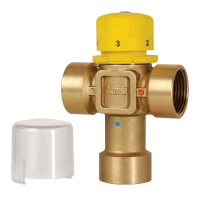 Смеситель темостат. для гелиосистемы (смес.бок)  3/4" (30-60С) Kv 2, "Icma" №S108, фото