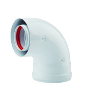 Угол коаксиальный 90° 60х100 (Condensing), фото