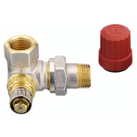 Danfoss Кран радиат. угловой правый термо RA-N 1/2  с преднастр. (013G0233), фото