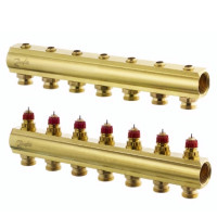 Danfoss Коллектор FHF   7 без расходомеров (088U0507), фото