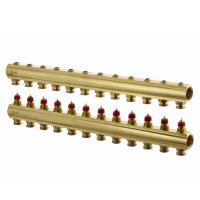 Danfoss Коллектор FHF  12 без расходомеров (088U0512), фото