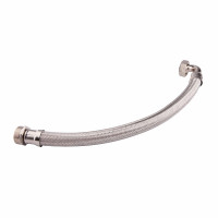 Антивібраційний  шланг нерж. гайка латунь 1" 27 мм - 50 см, фото