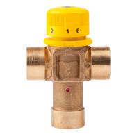Смеситель темостат. для гелиосистемы 1" (30-60С) Kv 3, "Icma" №S101, фото