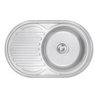 Мийка для кухні 7750 Satin 0,6 мм Lidz, фото