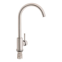 Змішувач для кухні Aria 015F (k35) (12 32 015F-8) Nickel Lidz, фото