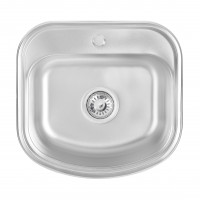 Мийка для кухні 4749 Satin 0,8 мм Lidz, фото