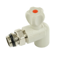 Кран Радиат. Шаров. 25*3/4 углов. (Thermo Alliance), фото