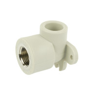 Кут з поліпр.(90) настін. кріплен. 20х1/2"в д/поліпроп. труб Thermo Alliance, фото