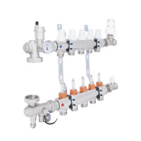 Колекторна група Icma 3/4" 5 виходів, з витратоміром №A3K013, фото