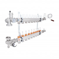 Колекторна група Icma 3/4" 9 виходів, з витратоміром №A3K013, фото