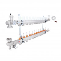 Колекторна група Icma 3/4" 12 виходів, з витратоміром №A3K013, фото