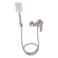 Змішувач для душу Kubis 010 (з душовим гарнітуром) (k35) (10 30 010 00) Nickel Lidz, фото