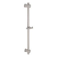 Душова стійка з тримачем універсальна Lidz Niagara 320 660 мм округла LDNIA320NKS28543 Nickel, фото