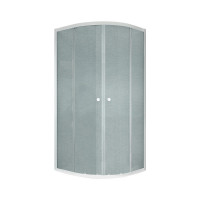 Душова кабіна PRESTO WHI1099AP5, півколо, 90x90, скло 5мм Pear, розсувні., без піддона QT, фото