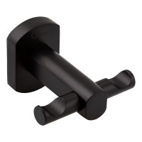 Гачок Qtap Liberty подвійний QTLIBBLM1154 Black, фото