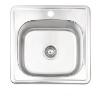 Мийка для кухні 4848 Satin 0,6 мм Lidz, фото