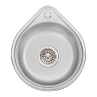 Мийка для кухні 4539 Satin 0,8 мм Lidz, фото