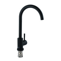 Змішувач для кухні Aria 015F (k35) (12 32 015F-8) Black Lidz, фото