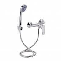 Змішувач для душу Gloria 010 (з душовим гарнітуром) (k35) (19 46 010) Chrome Lidz, фото