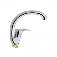 Змішувач для кухні Agata 008F (k40) (44 80 008F-3) Chrome Lidz, фото