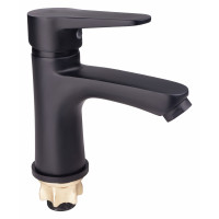 Змішувач для раковини Nicole 001F (k35) (14 43 001F) Black Lidz, фото