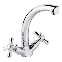 Змішувач для кухні Dominox 272 двохвентильний (15 272-2) Chrome Lidz, фото