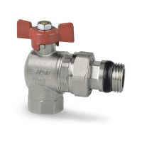 Кран шаровой Icma FAR. ROSSA 3/4" угловой №362, фото