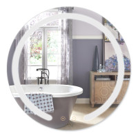 Дзеркало Qtap Mideya з антизапотіванням (DC-B802) 600х600 QT2078B802W, фото